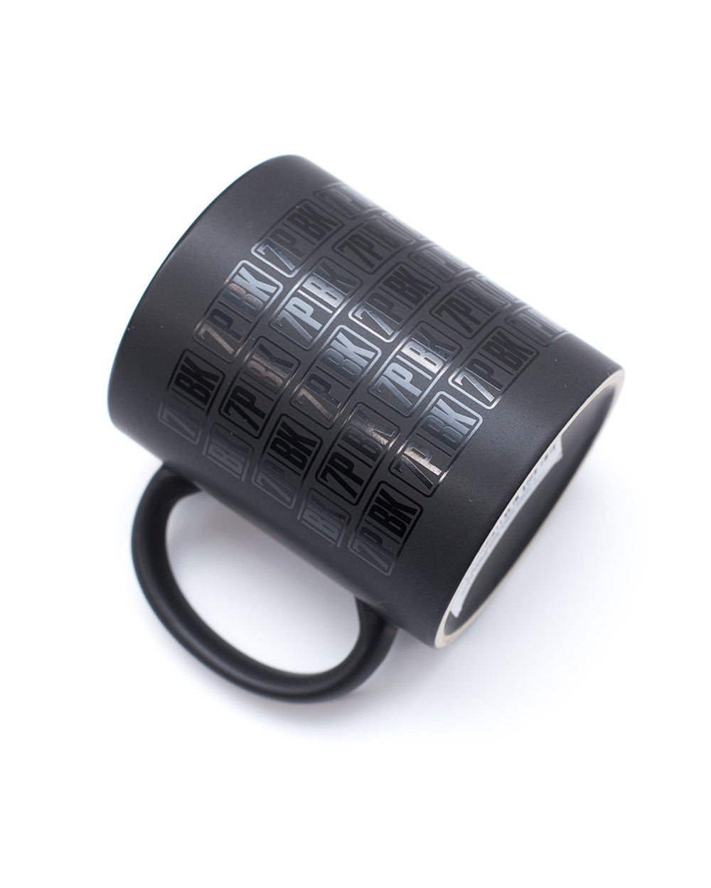 7PM Matte Black Mug
