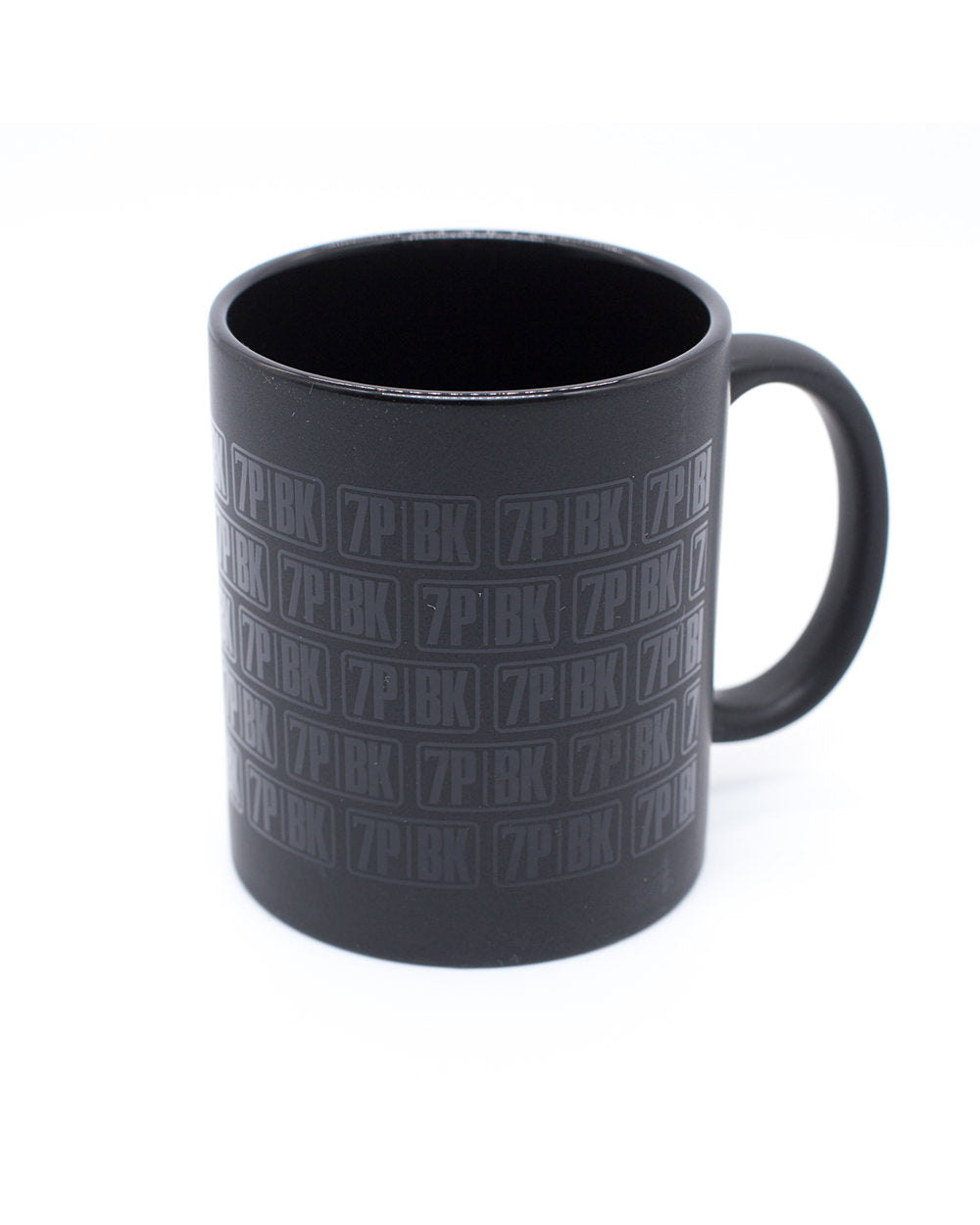 7PM Matte Black Mug