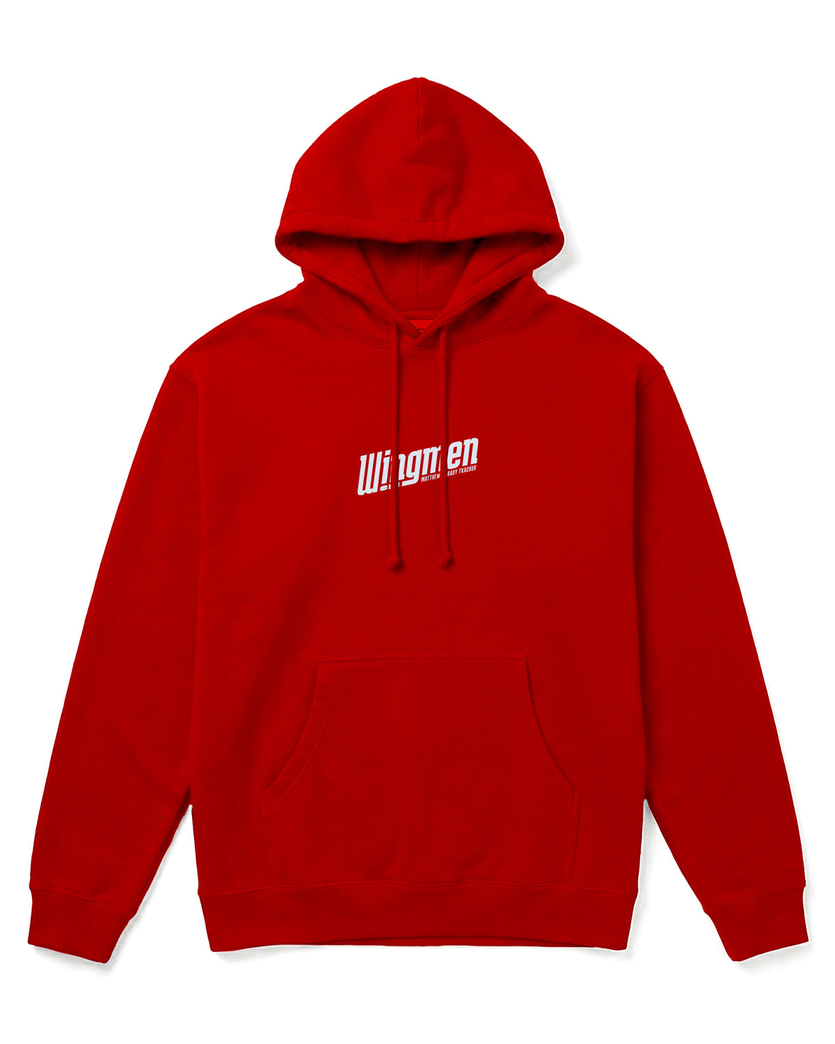 Hoodie – Unisex – White w/color emroidered logo - Revere Copper White/Red Wave Logo Hoodie main image 2