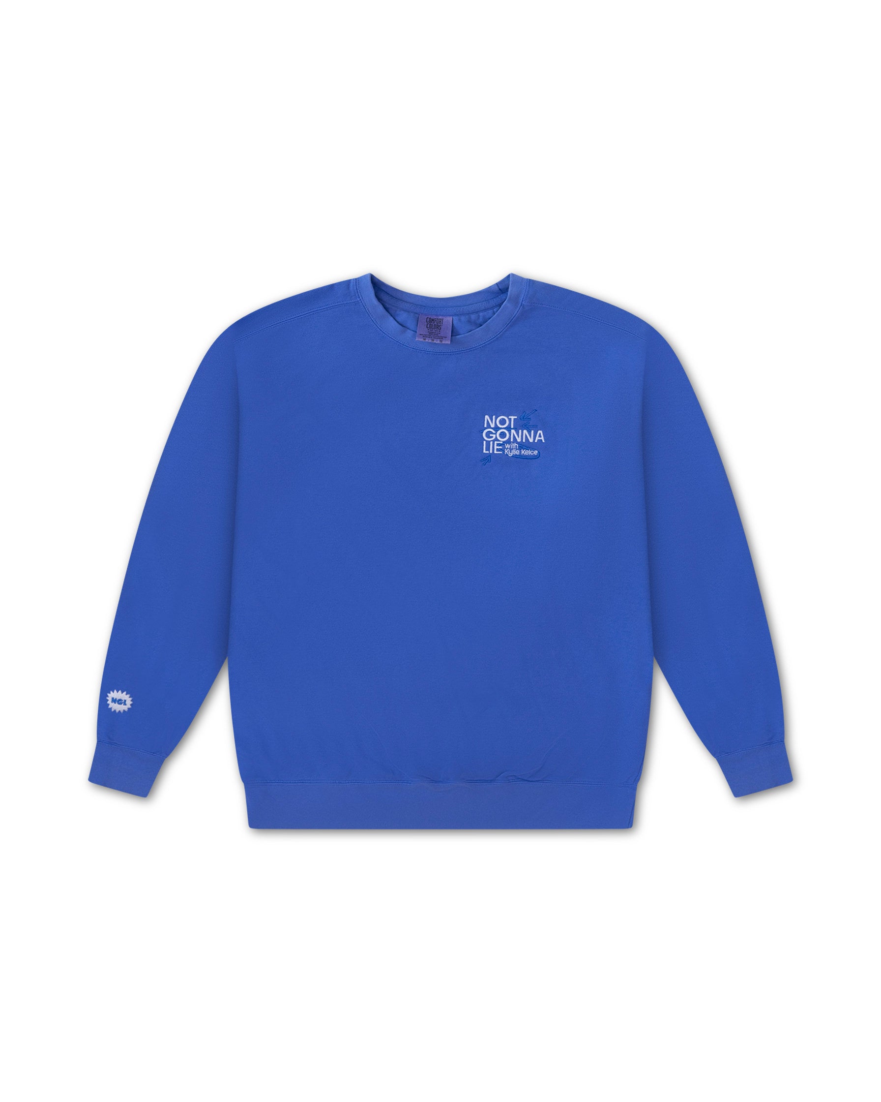 トップス NVG New Used Crewneck Sweat Shirt(BLUE) Sunfade Crewneck – NAHMIAS